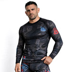 Rashguard Half Sumo Black Mamba Neon mangas largas 