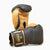 Guantes de boxeo Di Nardo con velcro 12 Oz Negro-ocre 